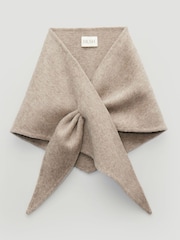 Hush Natural Holden Double Face Triangle Scarf - Image 1 of 1