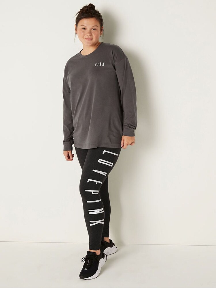 Victoria's Secret PINK Cotton High Waist Full Length Legging - Image 1 of 4
