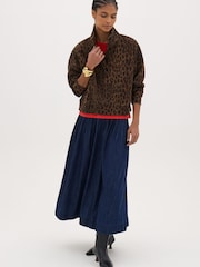 Hush Animal Hendrix Half Placket Cotton Sweatshirt - Image 2 of 6