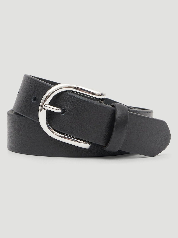 Hush Black Philippa Leather Belt - Image 1 of 3
