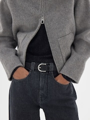 Hush Black Philippa Leather Belt - Image 2 of 3