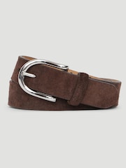 Hush Brown Philippa Suede Belt - Image 1 of 2