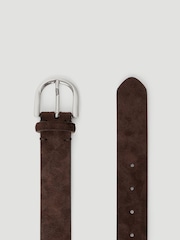 Hush Brown Philippa Suede Belt - Image 2 of 2
