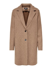 Only Brown Smart Tailored Coat - Image 4 of 5