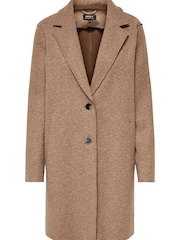Only Brown Smart Tailored Coat - Image 5 of 5