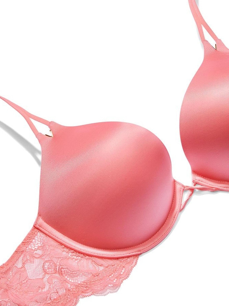 Victoria's Secret Cocktail Pink Add 2 Cups Smooth Push Up Bra - Image 4 of 4 Victoria's Secret Cocktail Pink Add 2 Cups Smooth Push Up Bra - Image 4 of 4