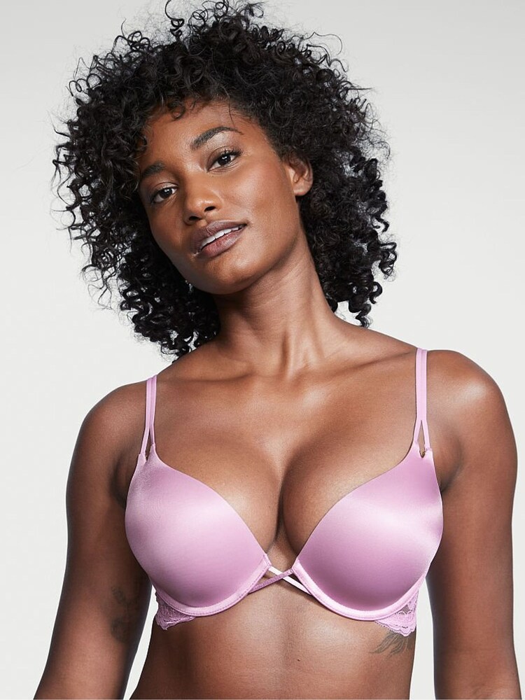 Victoria's Secret Light Lilac Purple Add 2 Cups Smooth Push Up Bra - Image 1 of 2