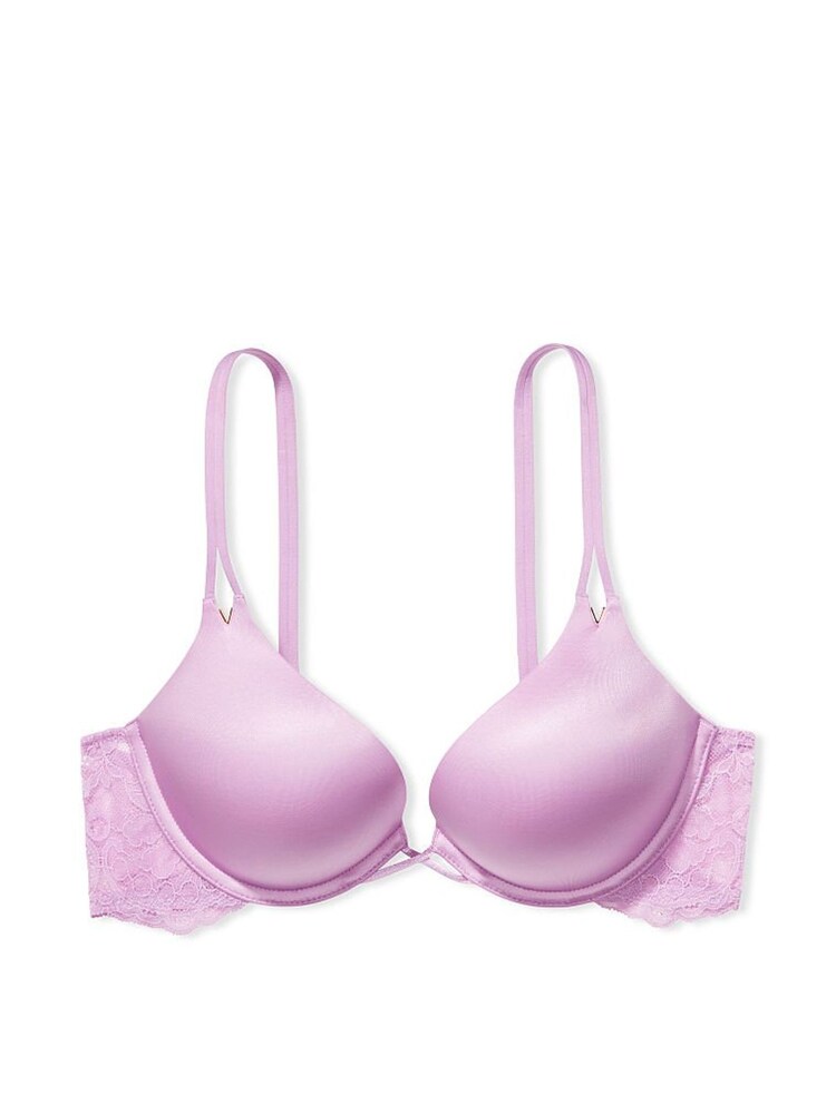 Victoria's Secret Light Lilac Purple Add 2 Cups Smooth Push Up Bra - Image 2 of 2