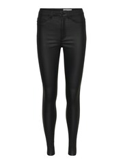 Noisy May Black Coated Callie High Waist Coated Skinny Jeans - Image 5 of 5