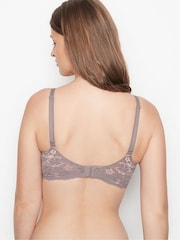 Victoria's Secret Pebble Violet Purple Lace Lightly Lined Non Wired Nursing Bra - Image 2 of 4