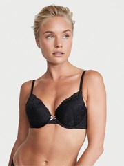 Victoria's Secret Black Lace Full Cup Push Up Bra - Image 1 of 3