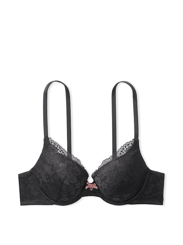 Victoria's Secret Black Lace Full Cup Push Up Bra - Image 3 of 3