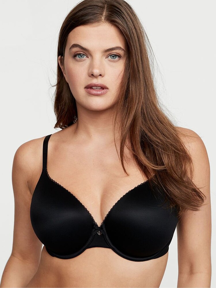 Victoria's Secret Black Smooth Lightly Lined Full Cup Bra - Image 1 of 3
