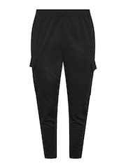 Yours Curve Black Tailored Scuba Pocket Trouser - Image 4 of 5