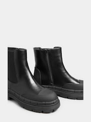 Yours Curve Black Extra Wide Fit High Shaft Chelsea Boot - Image 5 of 5