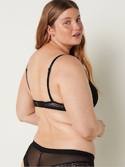 Victoria's Secret PINK Pure Black Lace Lightly Lined T-Shirt Bra - Image 2 of 3