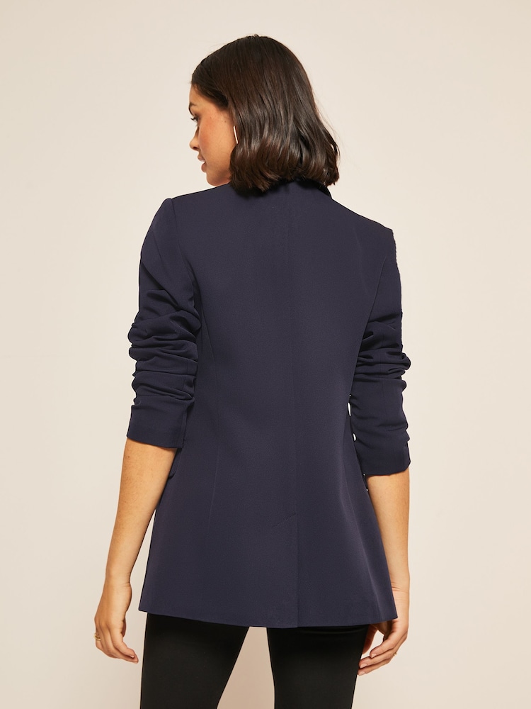Friends Like These Navy Military Double Breasted Tailored Blazer - Image 1 of 4