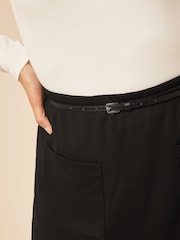 Friends Like These Black Aline Jersey Mini Skirt - Image 4 of 4