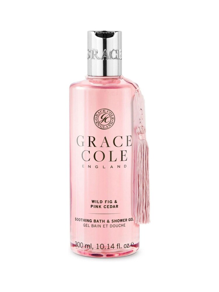 Grace Cole Wild Fig & Pink Cedar Bath & Shower Gel 300ml - Image 1 of 1