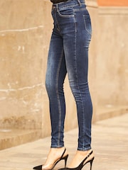 Sosandar Blue Grace Skinny Jeans - Image 3 of 5
