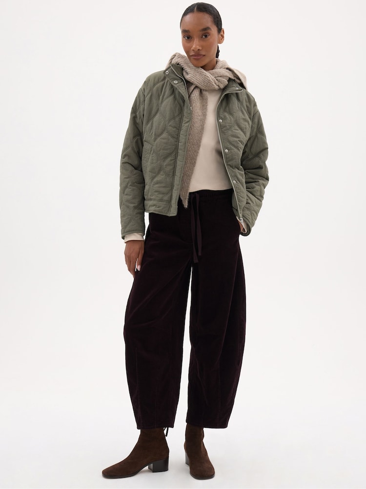 Hush Green Viv Lined Quilted Jacket - Image 2 of 5