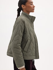 Hush Green Viv Lined Quilted Jacket - Image 4 of 5