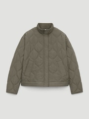 Hush Green Viv Lined Quilted Jacket - Image 5 of 5