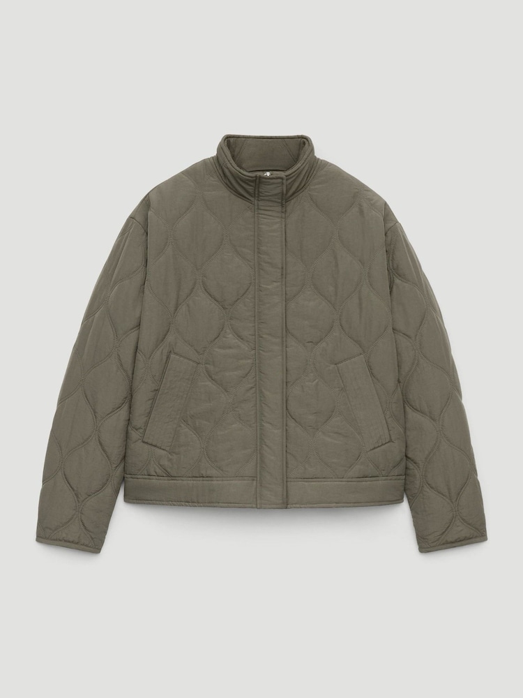 Hush Green Viv Lined Quilted Jacket - Image 5 of 5
