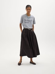 Hush Grey Moderately Social Graphic T-Shirt - Image 2 of 5