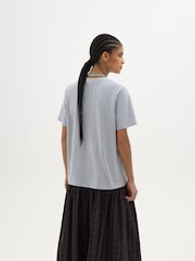 Hush Grey Moderately Social Graphic T-Shirt - Image 3 of 5
