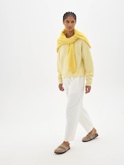 Hush Yellow Nina Merino Wool Jumper - Image 2 of 6