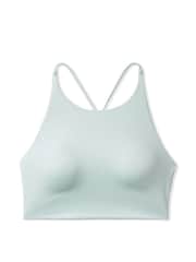 Victoria's Secret Misty Jade Green Lighty Lined Non Wired Longline Halterneck Sports Bra - Image 2 of 2
