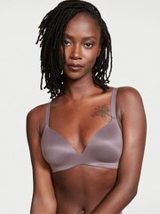 Victoria's Secret Tornado Grey Smooth Lightly Lined Plunge Non Wired Bra - Image 1 of 1