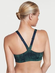 Victoria's Secret Tie Dye Midnight Jade Blue Smooth Front Fastening Wired High Impact Sports Bra - Image 2 of 3