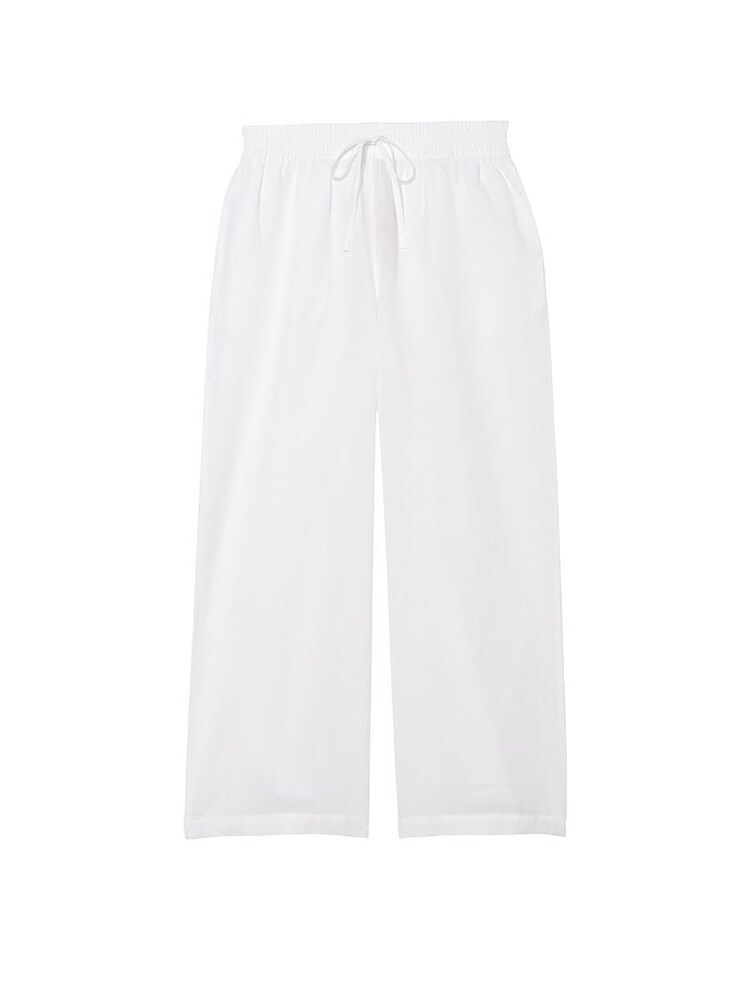 Victoria's Secret White Linen Trousers - Image 3 of 3