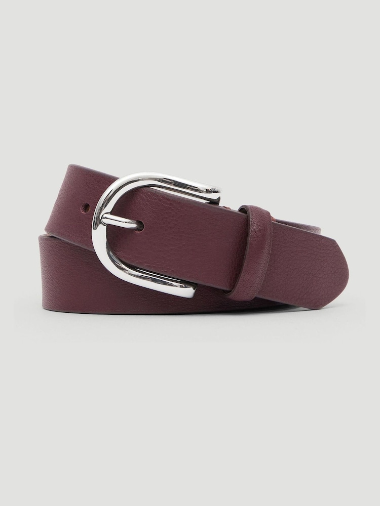 Hush Red Philippa Leather Belt - Image 1 of 4