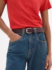 Hush Red Philippa Leather Belt - Image 3 of 4