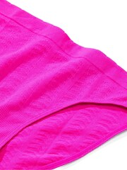 Victoria's Secret Bali Orchid Pink Seamless Textured Bikini Knickers - Image 4 of 4