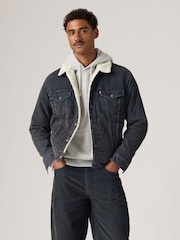 bleu foncé - ® Levi's Veste de camionneur en sherpa Type III - Image 3 sur 6