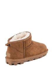 Just Sheepskin Brown Mini Grace Sheepskin Boot - Ladies - Image 4 of 5