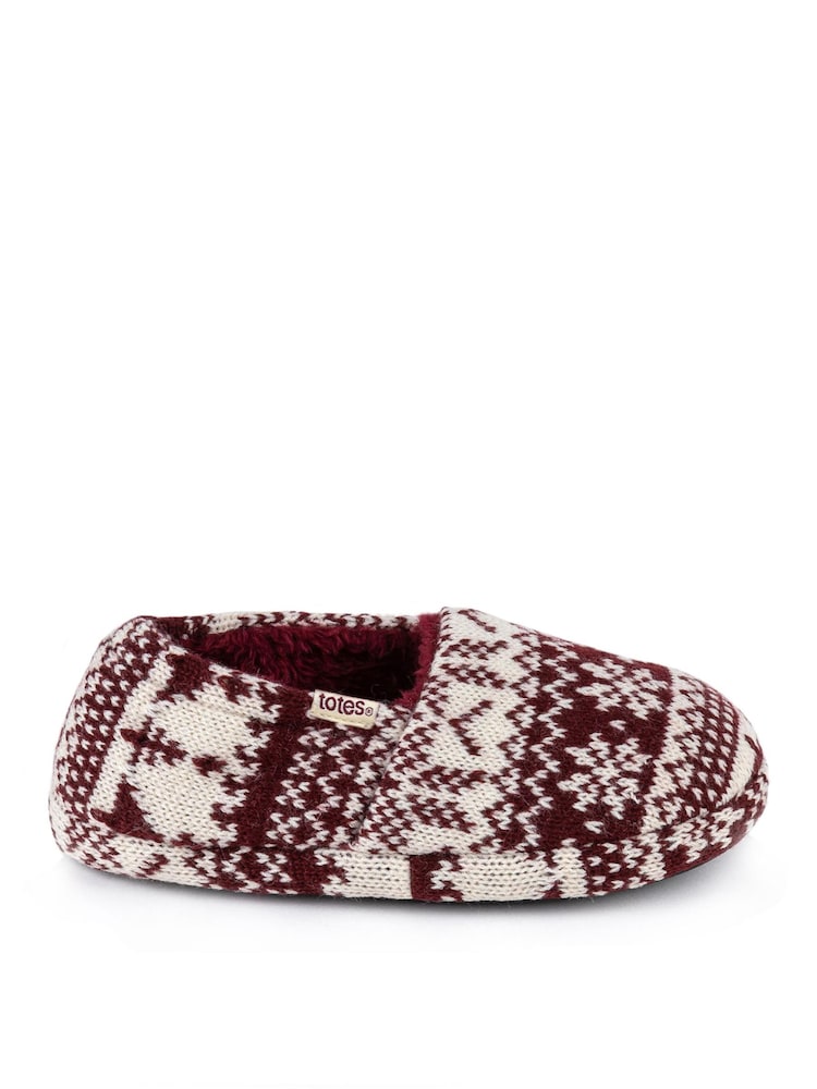 Totes Mini Me Family Collection Geschlossene Hausschuhe mit Norwegermuster - Bild 2 von 5