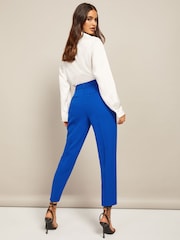 Friends Like These Blue Tailored Ankle Grazer Trousers - Image 3 of 4
