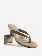 Linzi Natural Santorini Toe Post Platform Wedge Sandals - Image 5 of 5