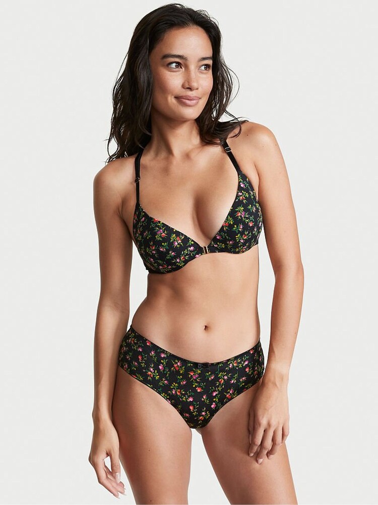 Victoria's Secret Le Jardin Print Love by Victoria Front Close PushUp Plunge Bra - Image 3 of 3