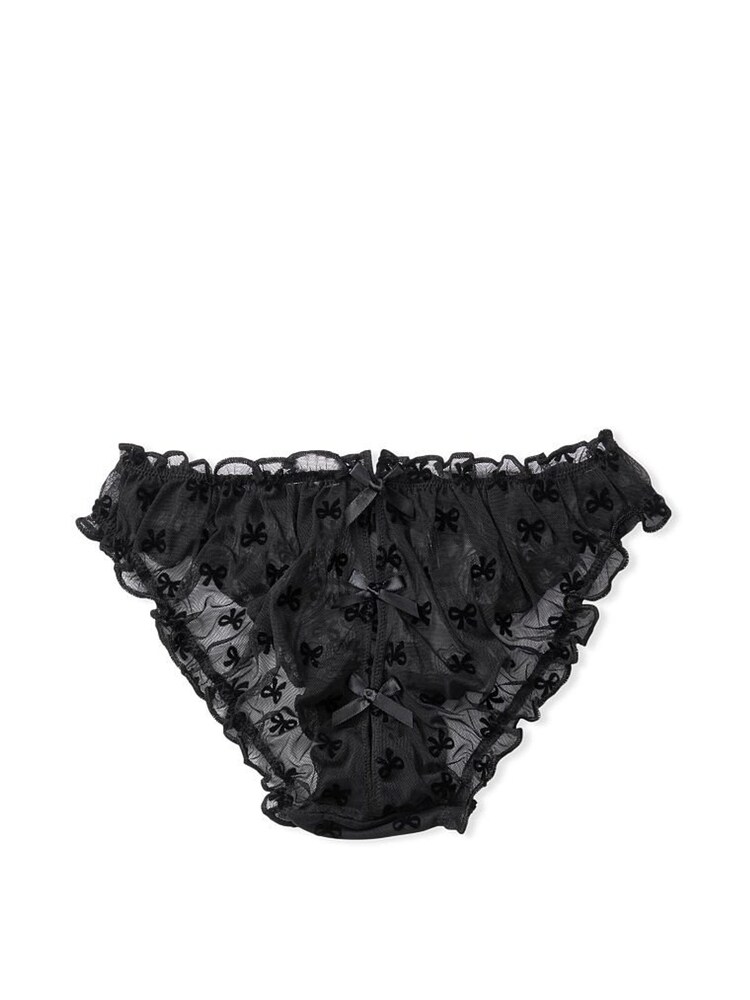 Victoria's Secret Ruffle Mesh Cheekini Panty - Image 4 of 4