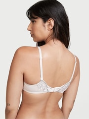 Victoria's Secret Coconut White Corded XDYE Lace Lightly Lined Demi Bra - Image 2 of 4