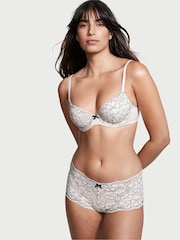 Victoria's Secret Coconut White Corded XDYE Lace Lightly Lined Demi Bra - Image 3 of 4