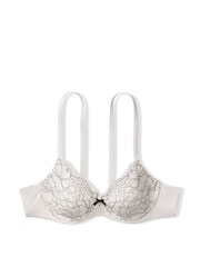 Victoria's Secret Coconut White Corded XDYE Lace Lightly Lined Demi Bra - Image 4 of 4