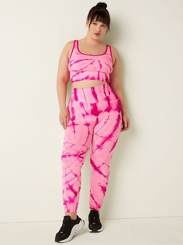 Victoria's Secret Pink Seamless High Waist Workout Tight in / Length - Image 1 of 4 Victoria's Secret Pink Seamless High Waist Workout Tight in / Length - Image 1 of 4