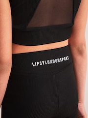Lipsy Black Long Length High Waist Active Cycling Short - Image 4 of 4